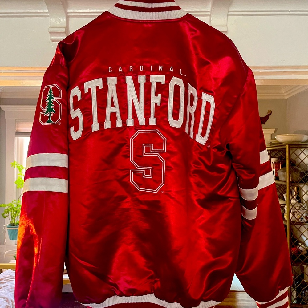 Very cool satin Stanford Varsity jacket!!